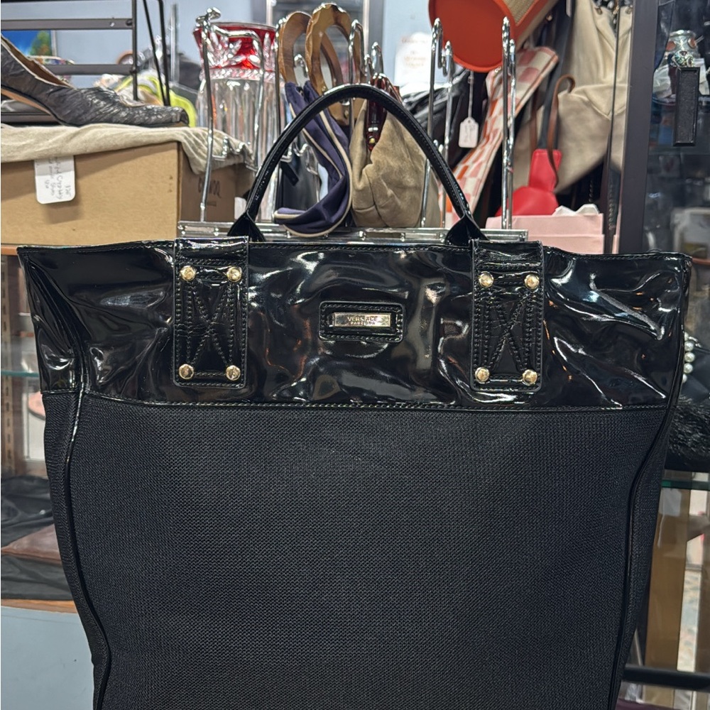 Versace Black Shoulder Bag